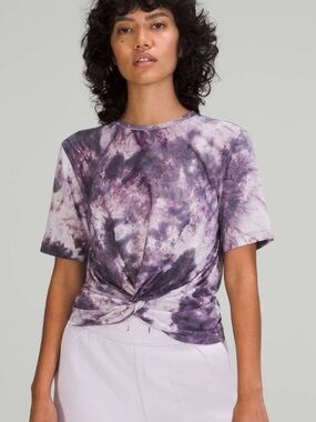 Lululemon Crescent Tee Tie Dye